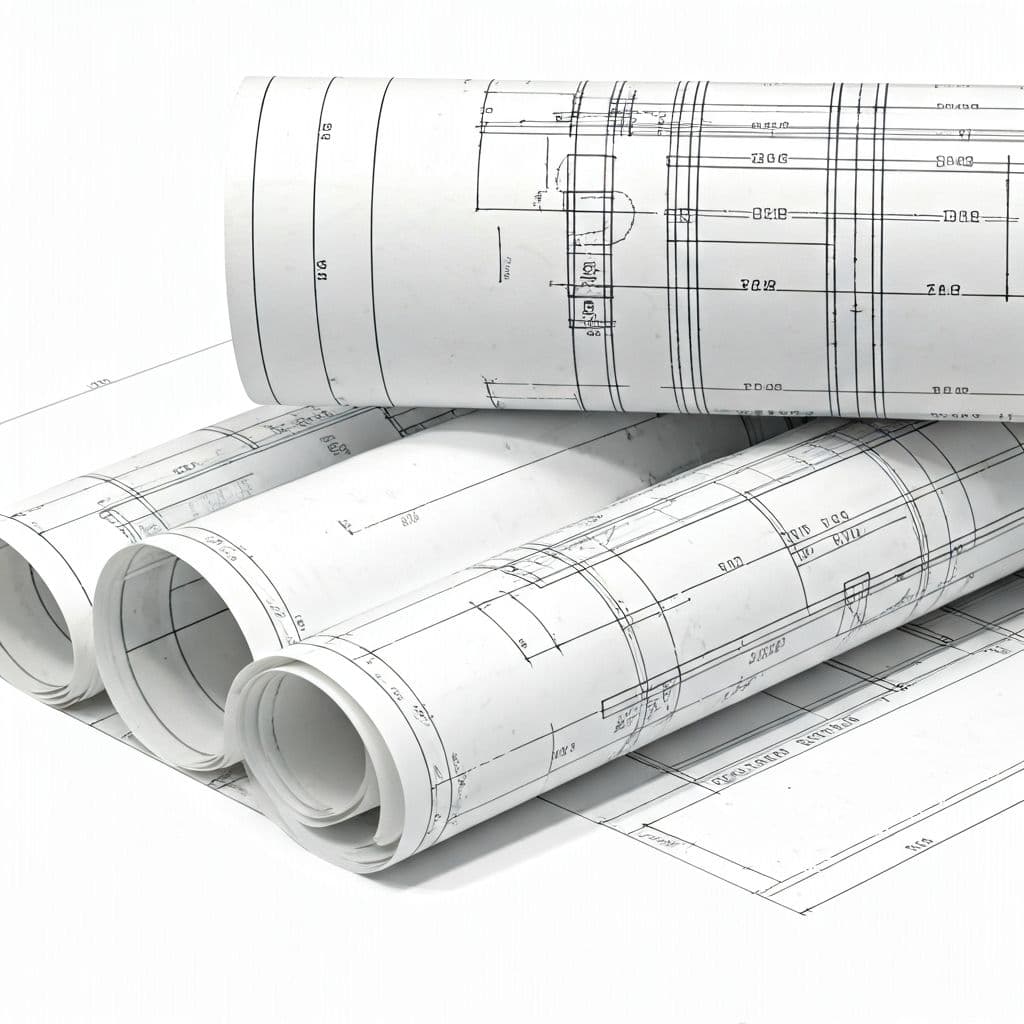 Plans d'exécution technique d'ingénierie structurelle