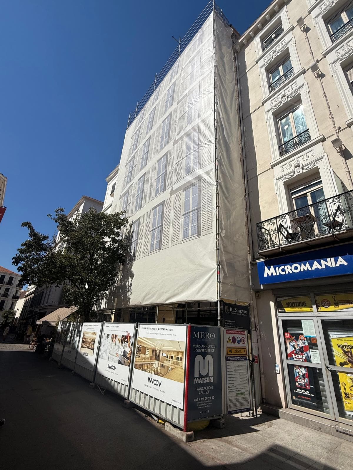 Réhabilitation structurelle d’un immeuble – Rue Hoche